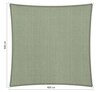 Premium schaduwdoek 4x4m vierkant waterdoorlatend Moonstone Green