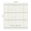 Harmonicadoek 3.7x6m waterdoorlatend Artic White