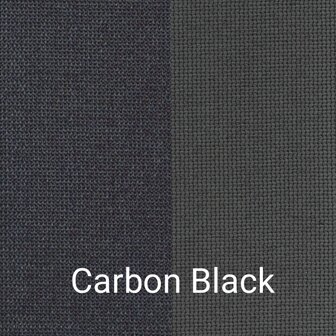 Buitengordijn HDPE met RVS ringen Carbon Black