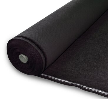 Windbreekgaas op rol 150cm x 25mtr 300 gram Classic Black