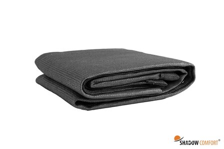 Balkonscherm | Balkon doek 90x300cm kleur grijs | Carbon Black