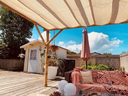 Harmonicadoek 2.9x5m waterdoorlatend Sahara Sand