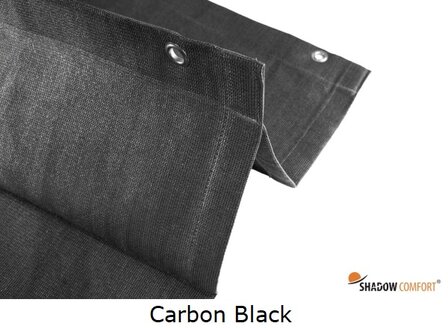 Harmonicadoek 2.9x6m waterdoorlatend Carbon Black