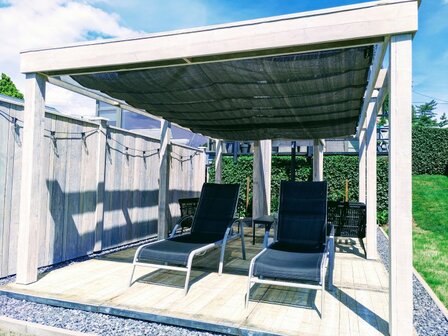 Harmonicadoek 2.9x6m waterdoorlatend Carbon Black