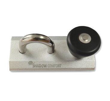 Aluminium rail met RVS schuifsysteem