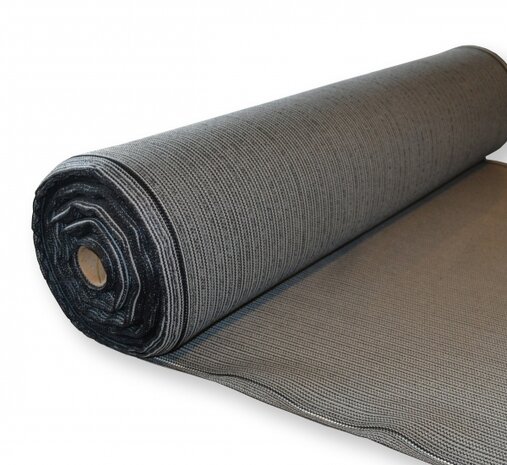 Windbreekgaas op rol 200cm x 10mtr 160gram Black Smoke