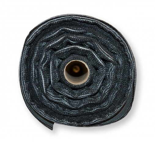 Windbreekgaas op rol 120cm x 10mtr 160gram Black Smoke