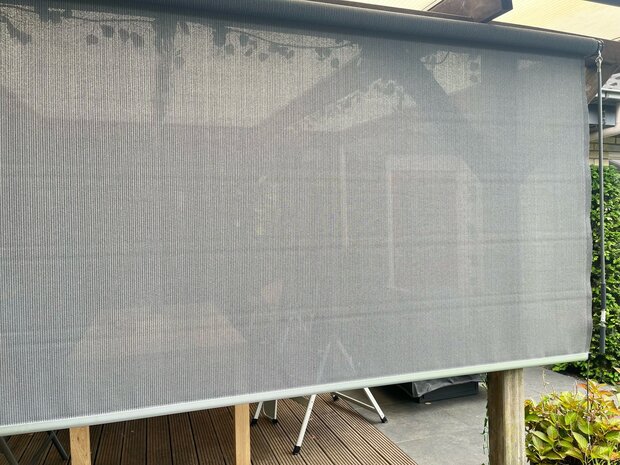 Rolgordijn voor buiten 2,48x2,40m (BxH) Cool Grey