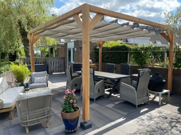 Harmonicadoek 2.9x6m waterdoorlatend Sahara Sand