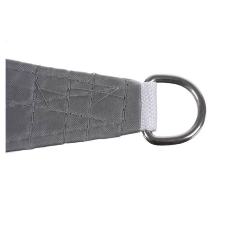 Schaduwdoek - Vierkant 360x360cm - Grijs - Waterafstotend - 3.6x3.6m