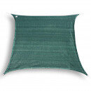 Budget schaduwdoek 3x3m vierkant waterdoorlatend groen Budget schaduwdoek 3x3m vierkant waterdoorlatend groen