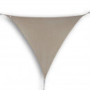 Budget schaduwdoek 3x4x4m driehoek waterdoorlatend taupe Budget schaduwdoek 3x4x4m driehoek waterdoorlatend taupe