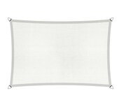 Schaduwdoek waterdicht HDPE rechthoek 4x5 zandkleur Schaduwdoek waterdicht HDPE rechthoek 4x5 zandkleur