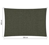 Premium schaduwdoek 4x5m rechthoek waterdoorlatend Deep Grey Premium schaduwdoek 4x5m rechthoek waterdoorlatend Deep Grey