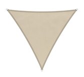 Schaduwdoek waterdicht HDPE driehoek 3x3x3 zandkleur Schaduwdoek waterdicht HDPE driehoek 3x3x3 zandkleur