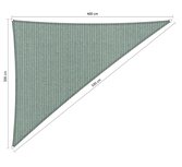 Premium schaduwdoek 3x4x5m driehoek waterdoorlatend Country Blue Premium schaduwdoek 3x4x5m driehoek waterdoorlatend Country Blue