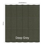 Harmonicadoek 3.7x6m waterdoorlatend Deep Grey Harmonicadoek 3.7x6m waterdoorlatend Deep Grey