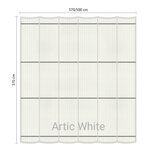 Harmonicadoek 3.7x5m waterdoorlatend Artic White Harmonicadoek 3.7x5m waterdoorlatend Artic White