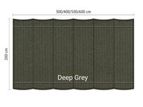 Harmonicadoek 2x4m waterdoorlatend Deep Grey Harmonicadoek 2x4m waterdoorlatend Deep Grey