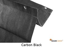 Harmonicadoek 2.9x6m waterdoorlatend Carbon Black Harmonicadoek 2.9x6m waterdoorlatend Carbon Black